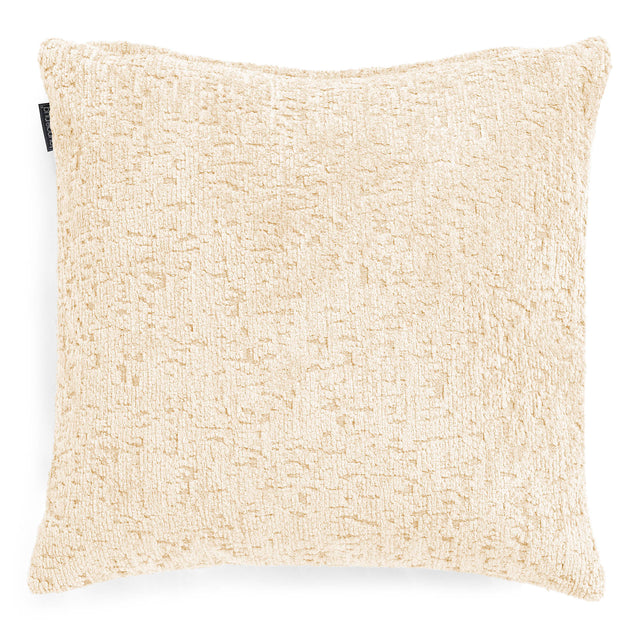 Dekokissen / Sofa Kissenbezug 47 x 47cm - Luxuriöser Chenille Elfenbein 01
