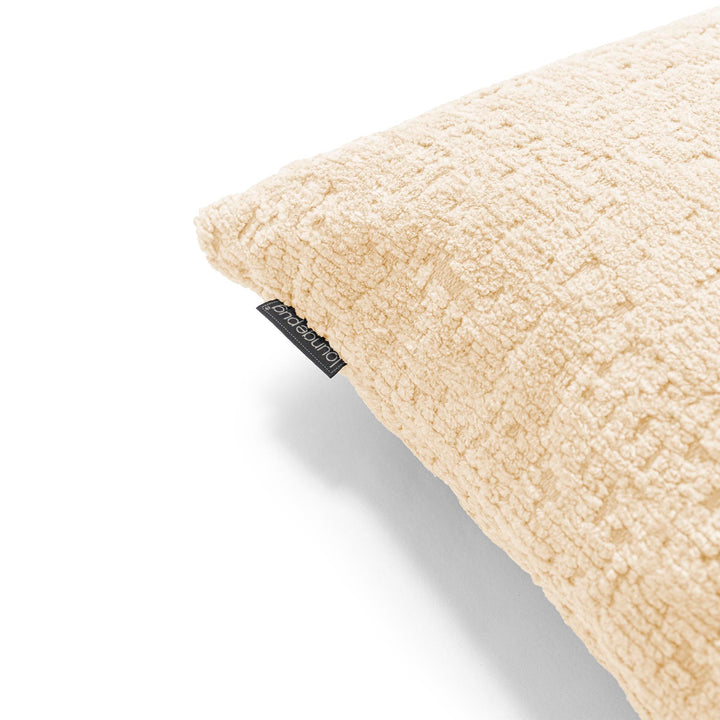 Dekokissen / Sofa Kissenbezug 47 x 47cm - Luxuriöser Chenille Elfenbein 02