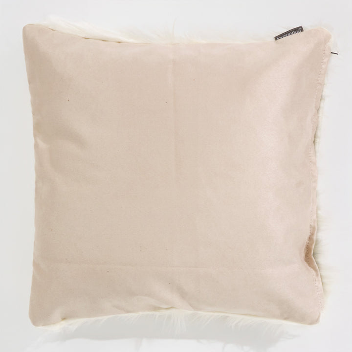 Dekokissen / Sofa Kissenbezug 47 x 47cm - Mongolisches Kunstfell Crème 02