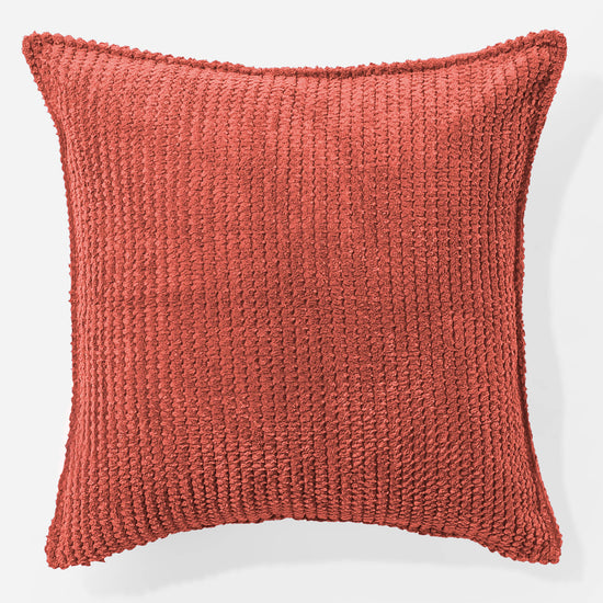 Dekokissen / Sofa Kissenbezug 47 x 47cm - Pom-Pom Kürbisorange 01