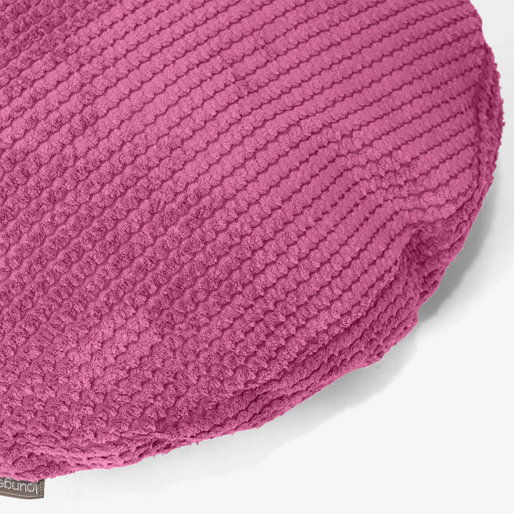 Dekokissen / Sofa Kissenbezug Rund 50cm - Pom-Pom Pink 02