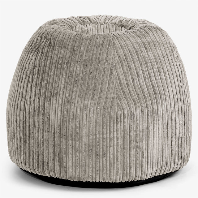 Ergonomischer Büro­pouf-Stuhl - Cord Nerzfarben 01