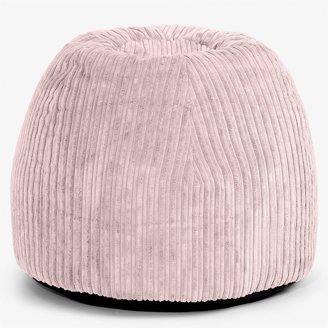 Ergonomischer Büro­pouf-Stuhl - Cord Rosa 01