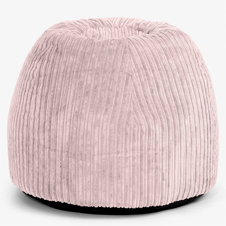 Ergonomischer Büro­pouf-Stuhl - Cord Rosa 01