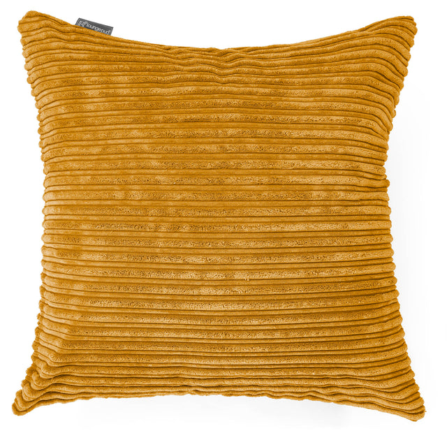 Extra Große Dekokissen / Sofa Kissenbezug 70 x 70cm - Cord Goldhonig 01