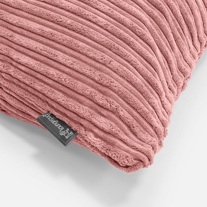 Extra Große Dekokissen / Sofa Kissenbezug 70 x 70cm - Cord Pfirsich 03