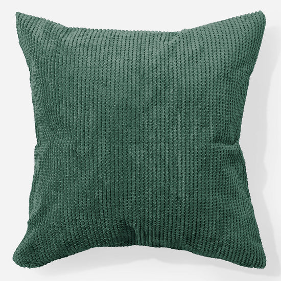 Extra Große Dekokissen / Sofa Kissenbezug 70 x 70cm - Pom-Pom Moosgrün 01