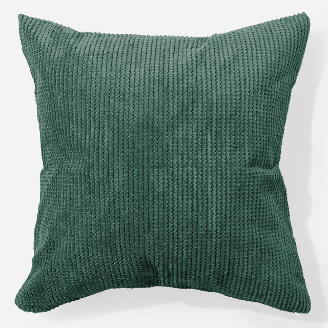 Extra Große Dekokissen / Sofa Kissenbezug 70 x 70cm - Pom-Pom Moosgrün 01