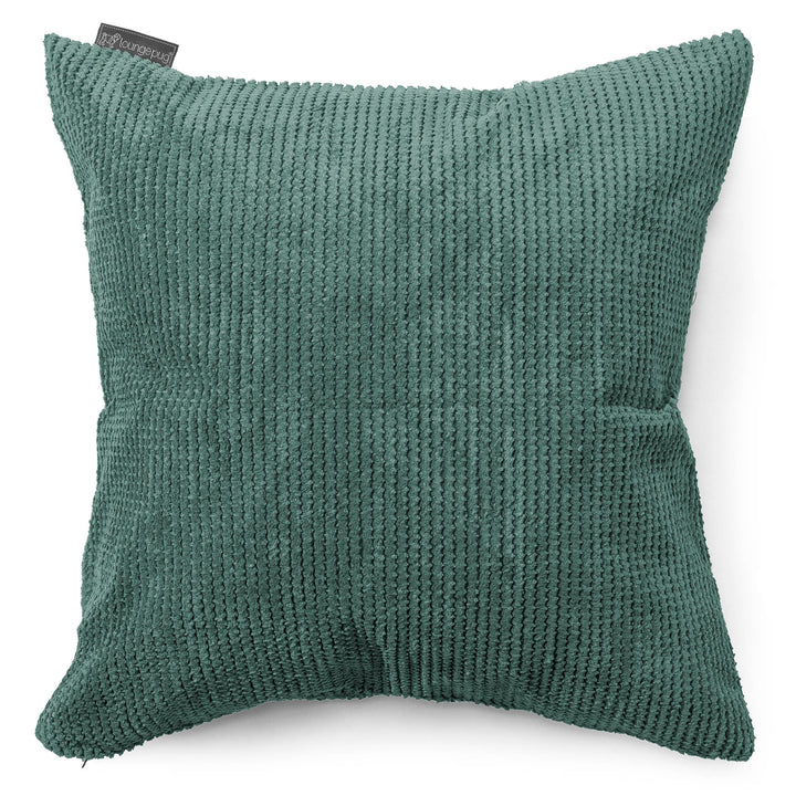 Lounge Pug Extra Große Dekokissen / Sofa Kissenbezug 70 x 70cm Waffle Cord Moosgrün– Big Bertha Original DE