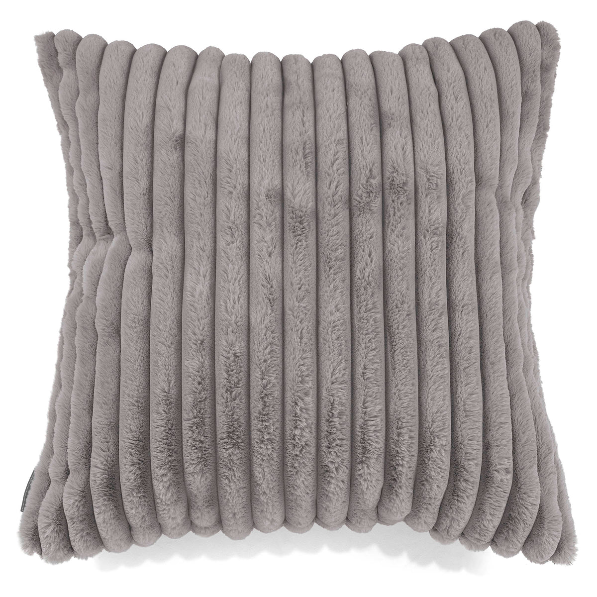 Lounge Pug Extra Große Kissen 70 x 70cm Ultra Plüsch Cord Grau Sofakissen– Big Bertha Original DE