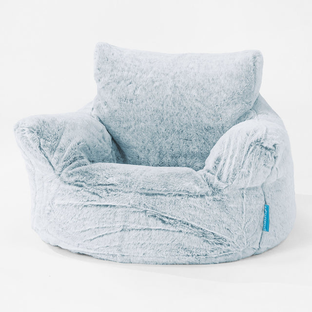 Klein Kindersessel Sitzsack 1-3 jahren Ersatz Bezug - Kaninchen Kunstfell 01
