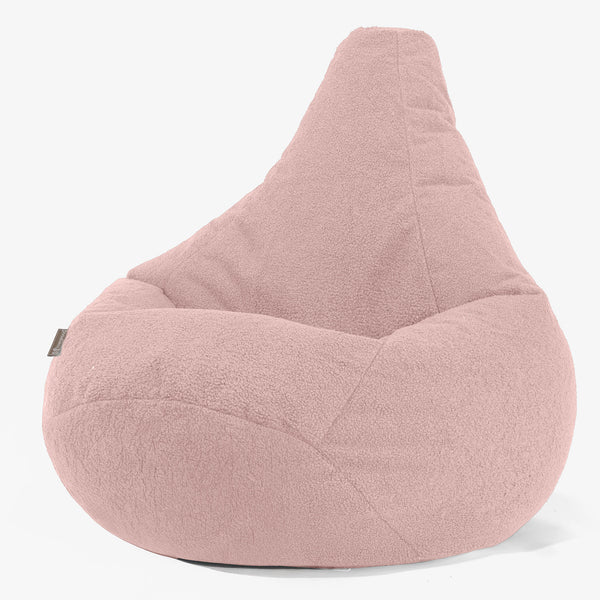 Gaming Sitzsack Sessel - Bouclé Pink 01