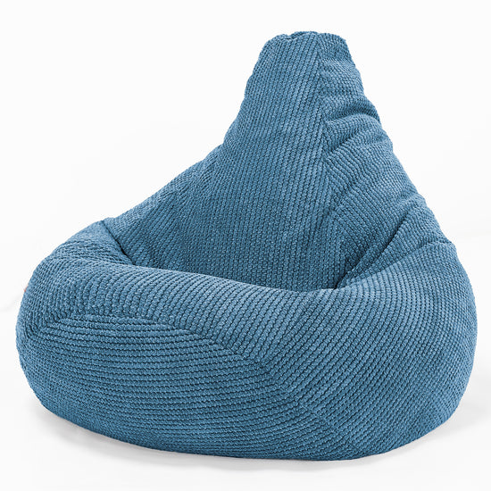 Gaming Sitzsack Sessel - Pom-Pom Himmelblau 02