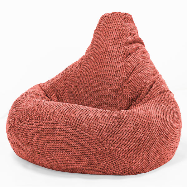 Gaming Sitzsack Sessel - Pom-Pom Kürbisorange 01