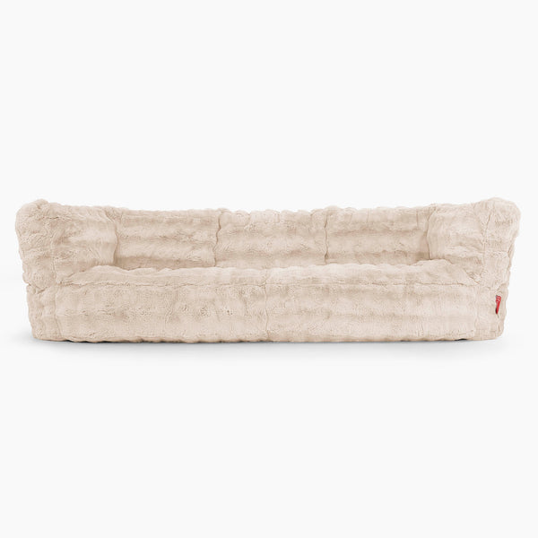3-Sitzer Albert Sitzsacksofa Ersatz Bezug - Bubble Pelz 01