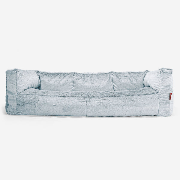 3-Sitzer Albert Sitzsacksofa Ersatz Bezug - Kaninchen Kunstfell 01