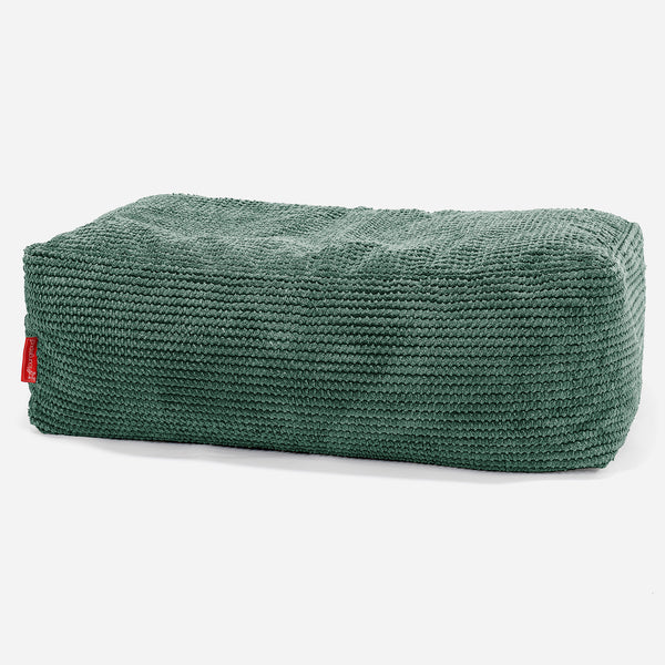 Groß Fußhocker - Pom-Pom Moosgrün 01