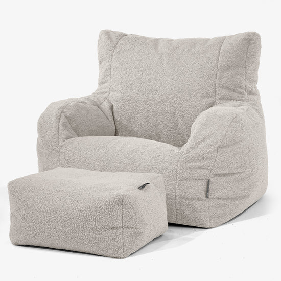 Josephine Sitzsack Ohrensessel - Bouclé Elfenbein 02