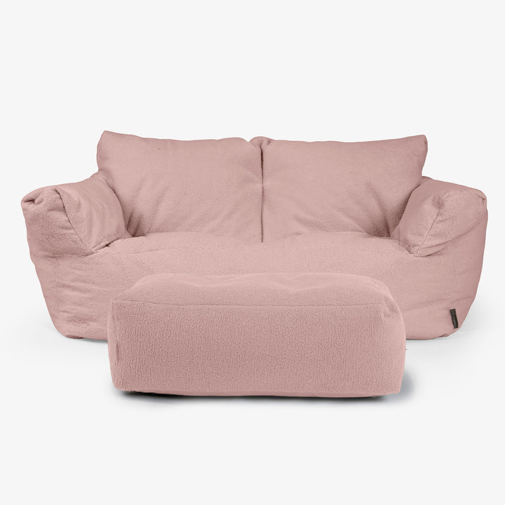 Josephine Sitzsack Sofa - Bouclé Pink 02