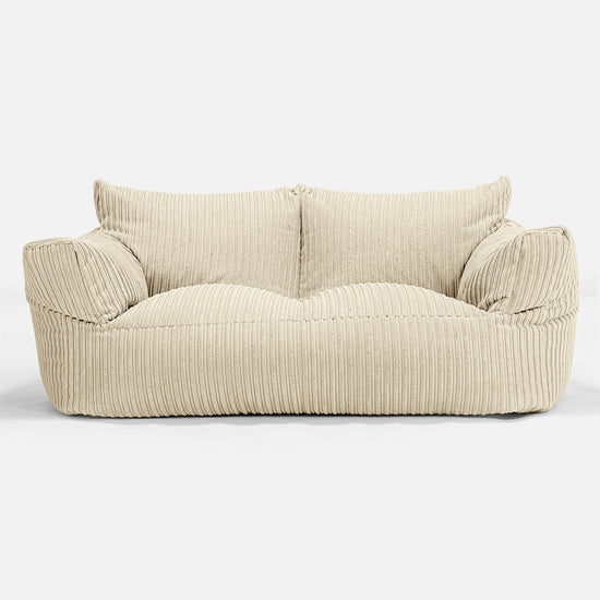 Josephine Sitzsack Sofa - Cord Creme 01