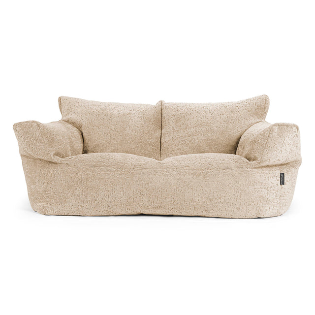 Josephine Sitzsack Sofa - Luxuriöser Chenille Nerzfarben 01