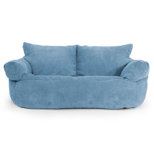 Josephine Sitzsack Sofa - Pom-Pom Himmelblau 01