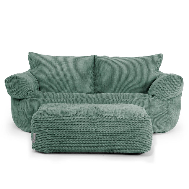 Josephine Sitzsack Sofa - Pom-Pom Moosgrün 02