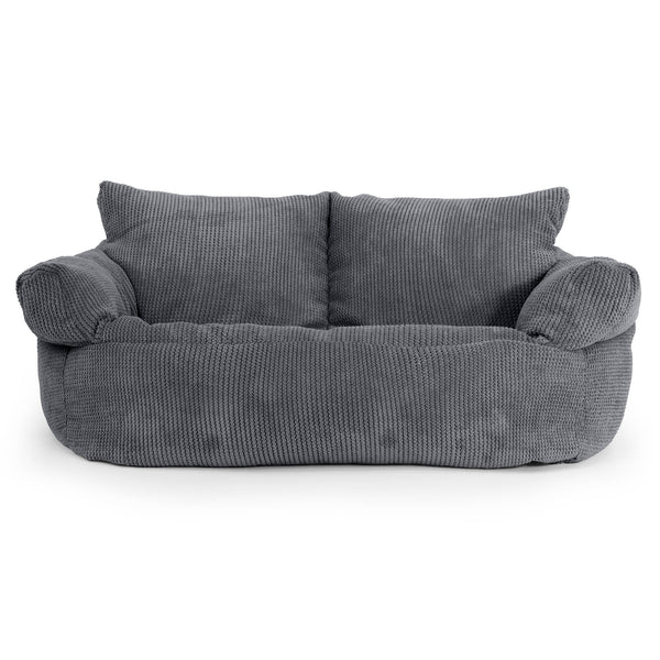 Josephine Sitzsack Sofa - Pom-Pom Schwarz 01