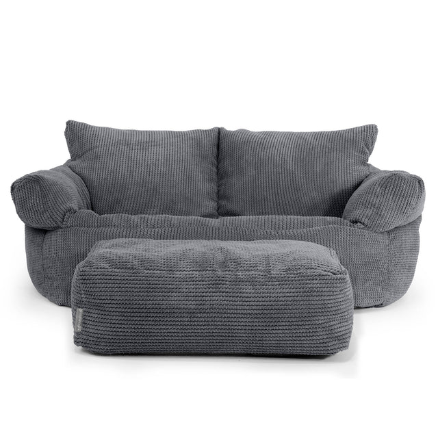 Josephine Sitzsack Sofa - Pom-Pom Schwarz 02