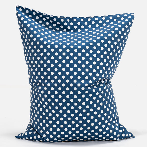 Kinder Sitzkissen 1-6 jahren - Druck Blau Getupft