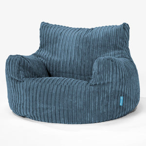 Kindersessel Sitzsack 3-8 jahren - Cord Marineblau