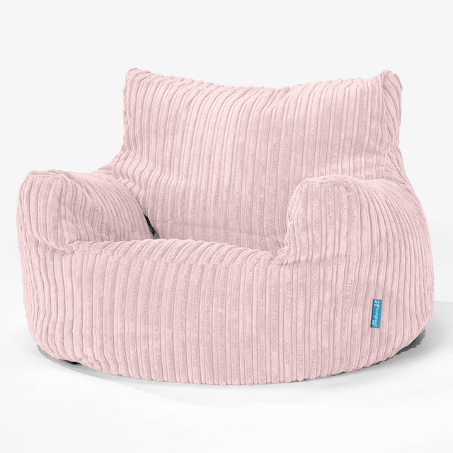 Kindersessel Sitzsack 3-8 jahren - Cord Rosa 01