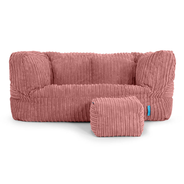 Kindersofa Albert 2-6 jahren - Cord Pfirsich 02