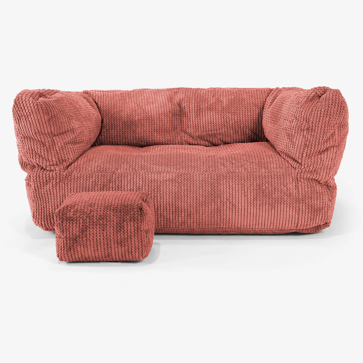 Kindersofa Albert 2-6 jahren - Pom-Pom Kürbisorange 02