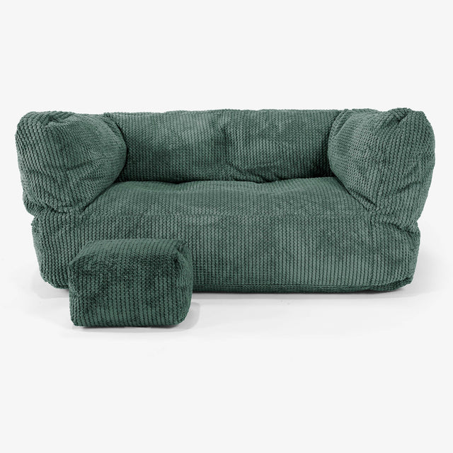 Kindersofa Albert 2-6 jahren - Pom-Pom Moosgrün 02