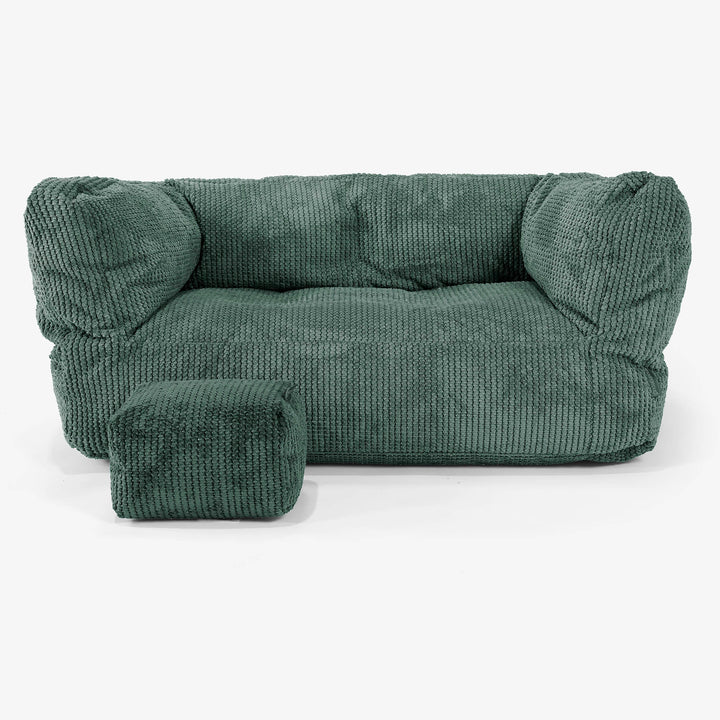 Kindersofa Albert 2-6 jahren - Pom-Pom Moosgrün 02