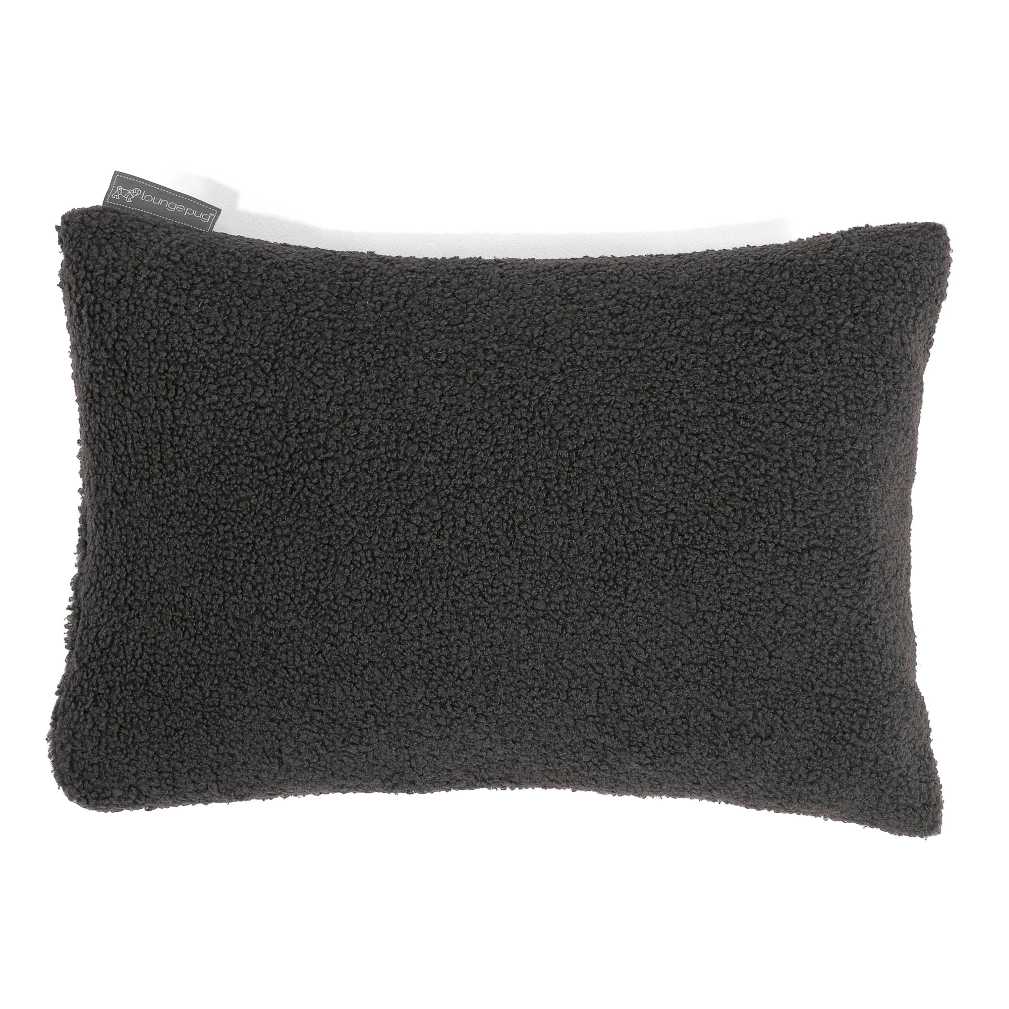 KKJIAF Rüschen-Kissenbezüge 66x66 Cm – 2er-Set Schwarz, Mikrofaser, Hotelverschluss