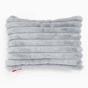 Dekokissen / Sofa Kissenbezug 35 x 50cm - Ultra Plüsch Cord Taubenblau