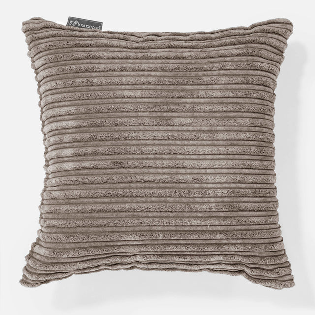 Dekokissen / Sofa Kissenbezug 47 x 47cm - Cord Beigegrau 01
