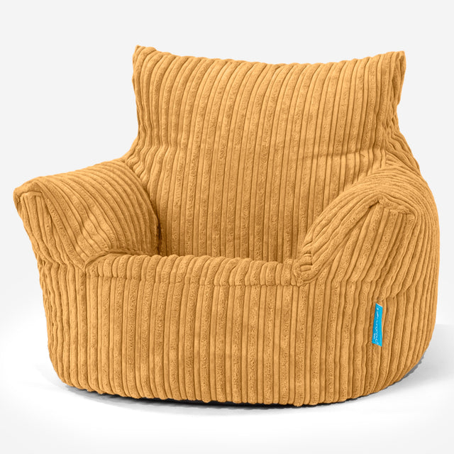 Klein Kindersessel Sitzsack 1-3 jahren - Cord Goldhonig 01