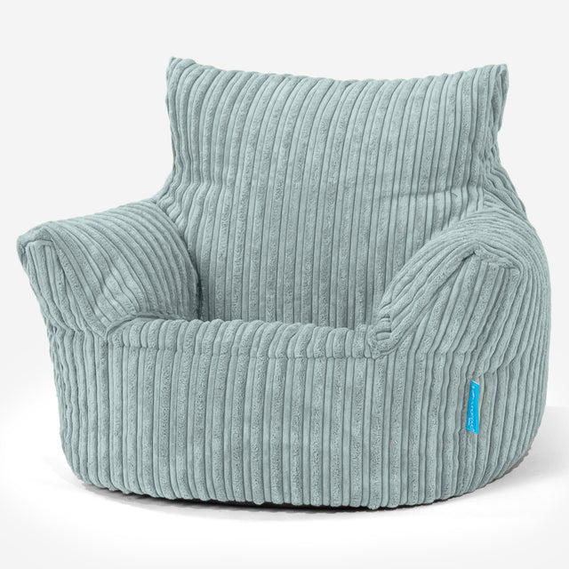 Klein Kindersessel Sitzsack 1-3 jahren - Cord Mintgrun 01
