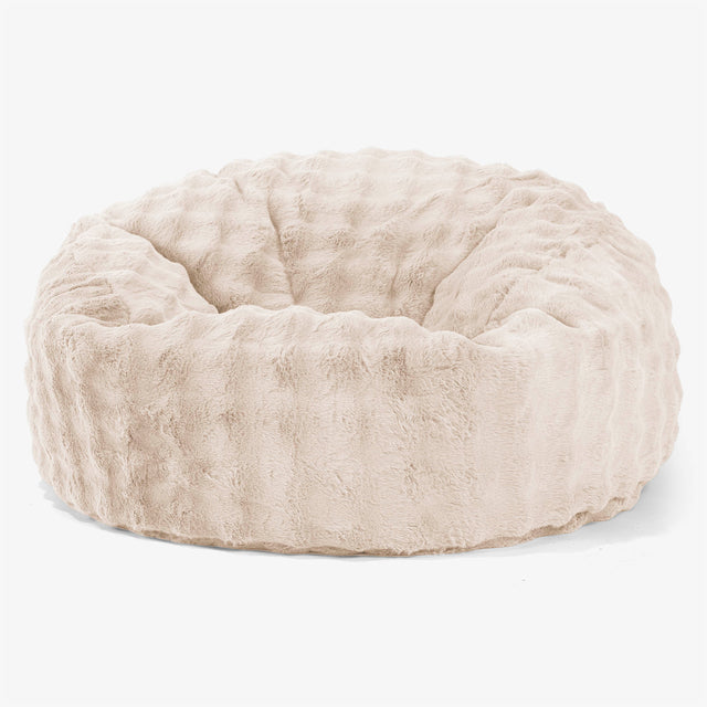 Mammoth Sofa Sitzsack XXL - Bubble Pelz Creme 01