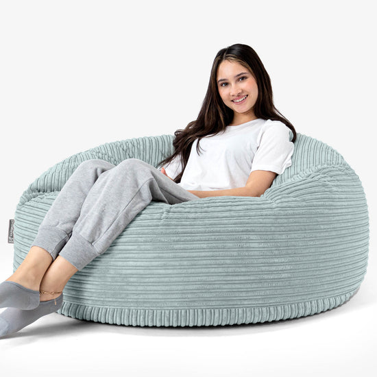 Mammoth Sofa Sitzsack XXL - Cord Mintgrün 02