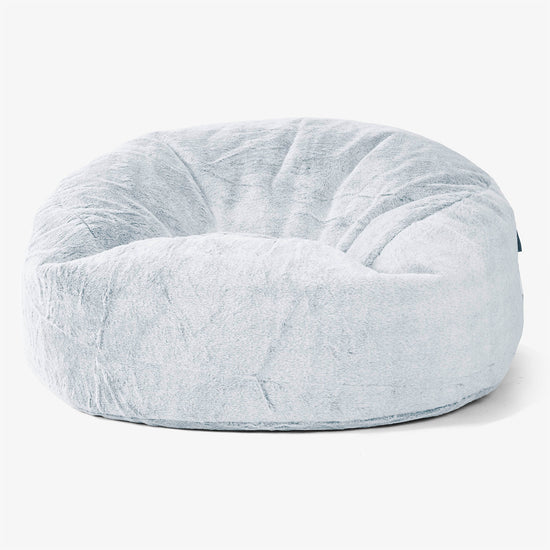 Mammoth Sofa Sitzsack XXL - Kaninchen Kunstfell Pastellblau 01
