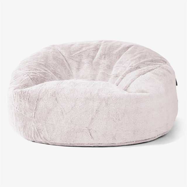 Mammoth Sofa Sitzsack XXL - Kaninchen Kunstfell Pastellrosa 01