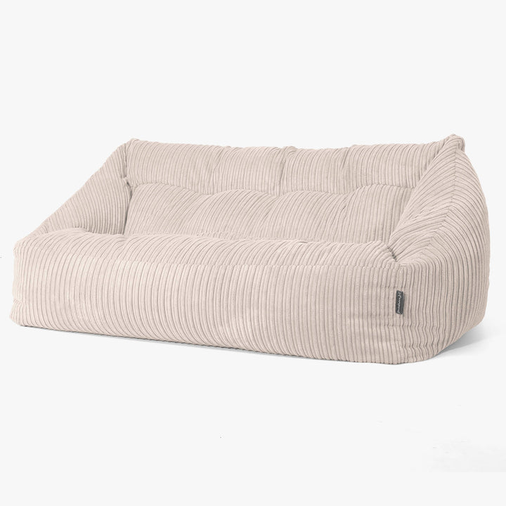 Maya Sitzsack Sofa - Cord Creme 03