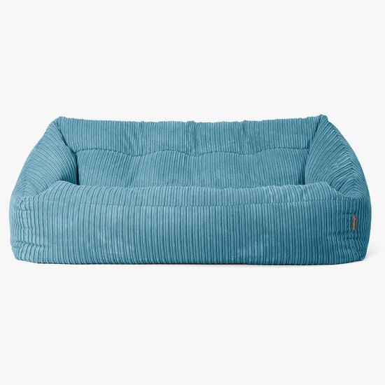 Maya Sitzsack Sofa - Cord Turkis 01