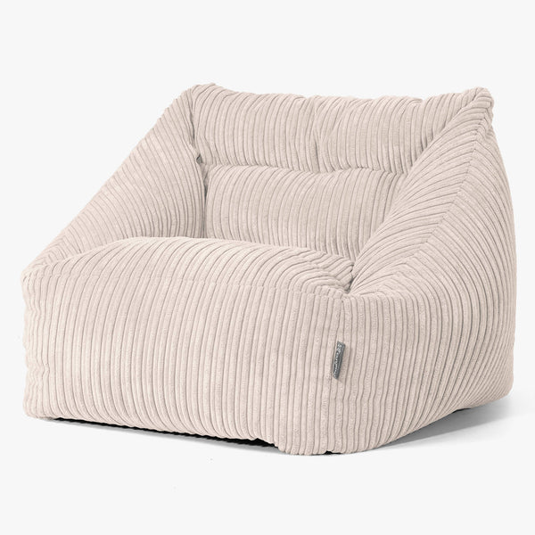 Maya Sitzsack Stuhl - Cord Creme 01