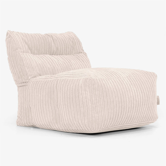 Modulares Sofa Sitzsack, Mittelteil - Cord Elfenbein 01