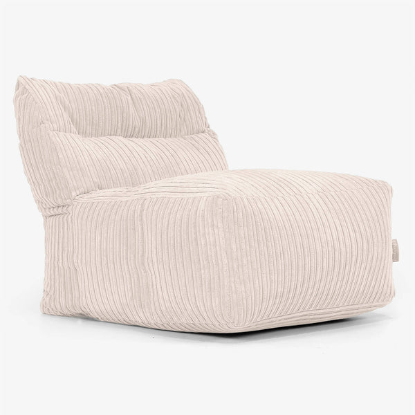 Modulares Sofa Sitzsack, Mittelteil - Cord Elfenbein 01
